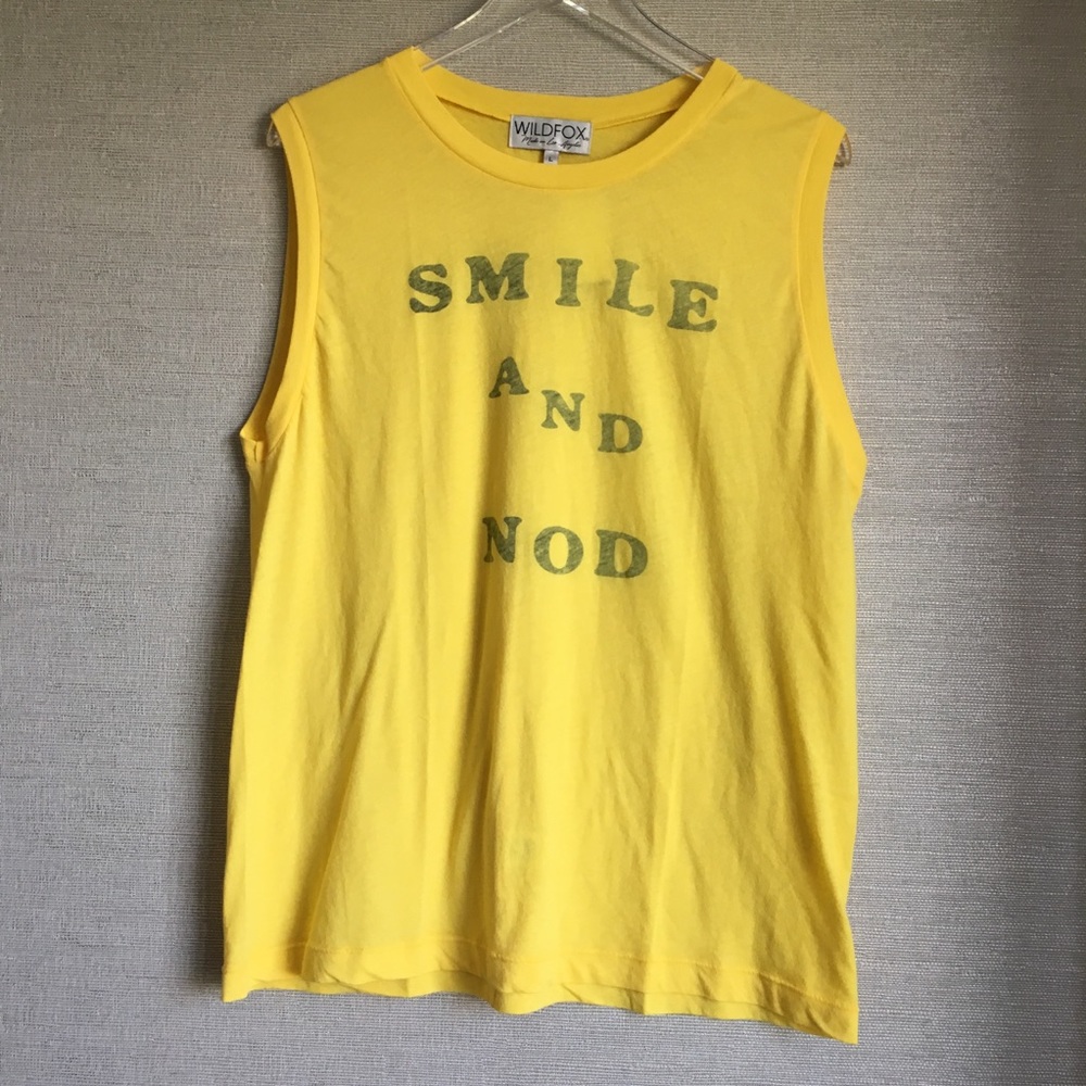 Wildfox Smile and Nod Vintage Muscle Tank - Picture 2 of 7